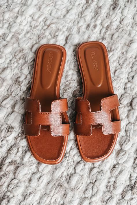 hermes sandals dupe black|hermes sandals top strap.